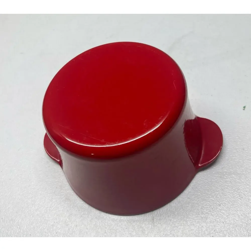 Vintage Masterclass Cast Iron Enameled Small sauce Pan 6 x 6 Rare R1